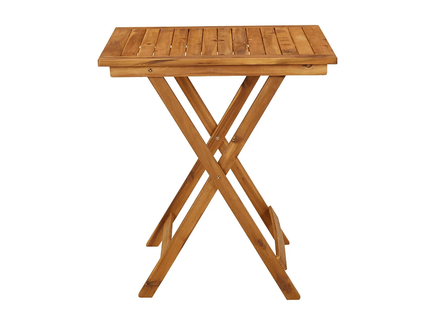 Mobilier à dîner de jardin pliable 3 pièces Bois d'acacia solide