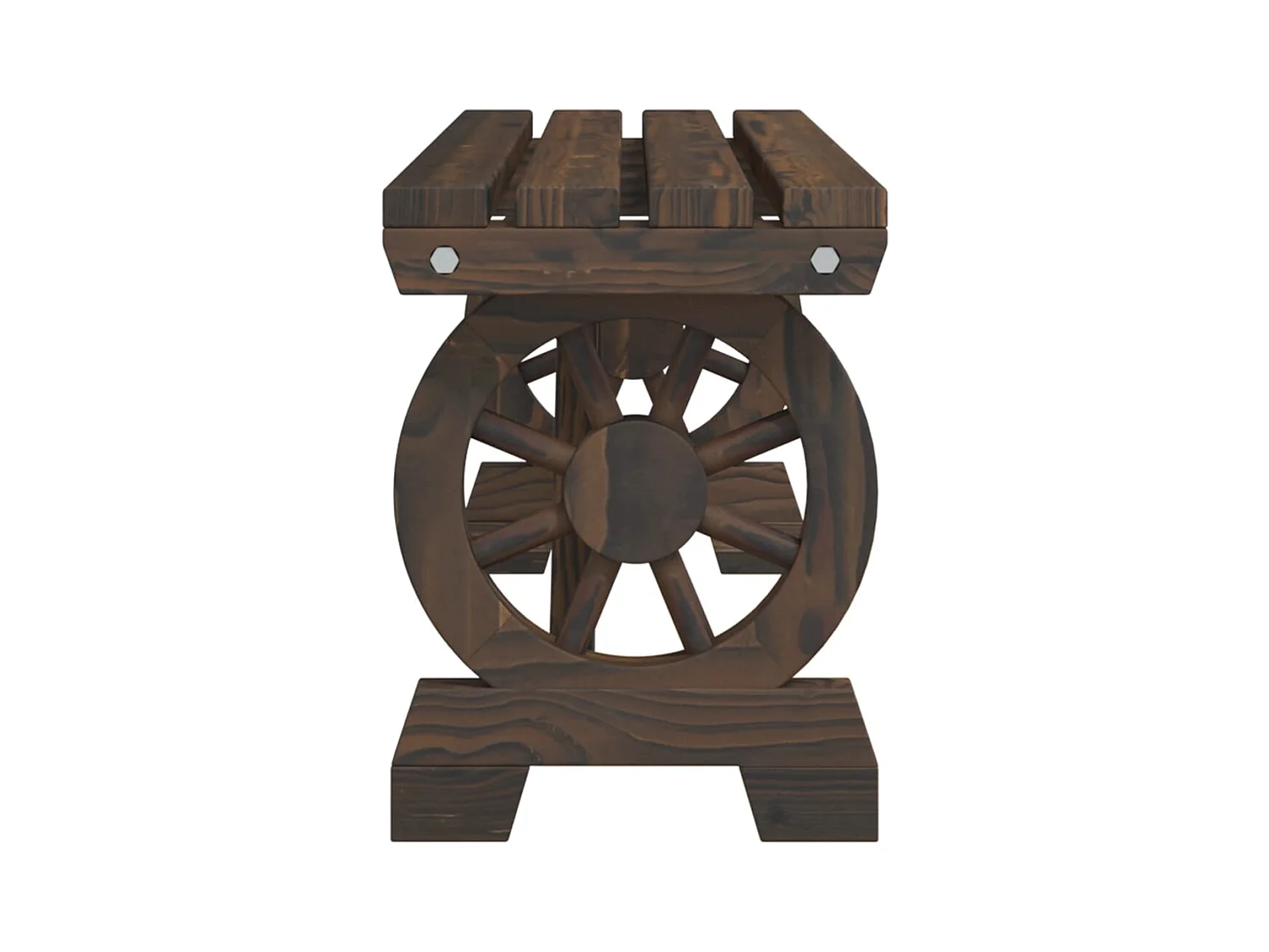 Ensemble à manger de jardin 3 pièces bois de sapin massif