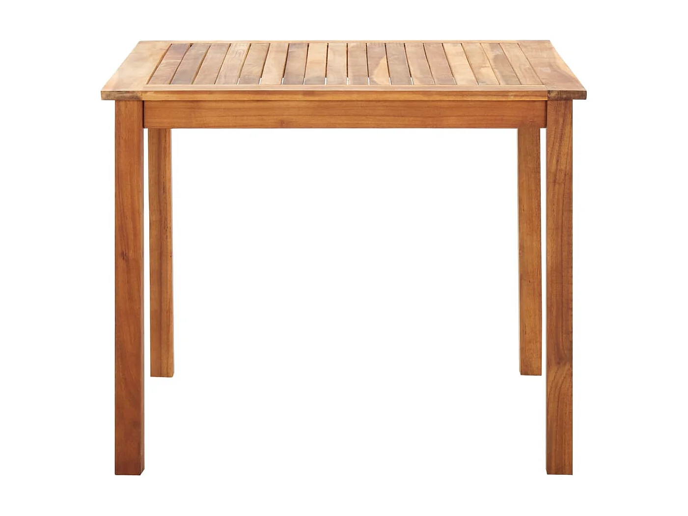 Mobilier à dîner 5 pièces Résine tressée et bois d'acacia Gris