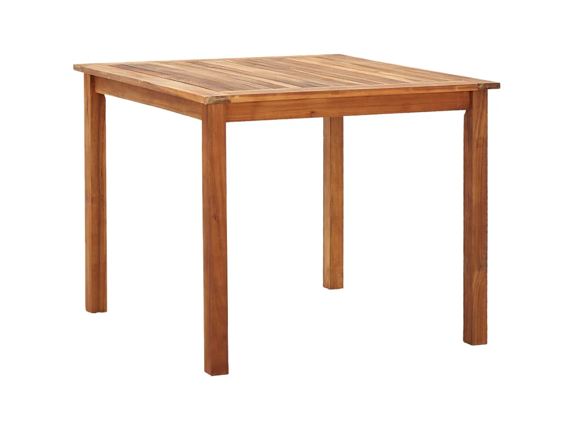 Mobilier à dîner 5 pièces Résine tressée et bois d'acacia Gris