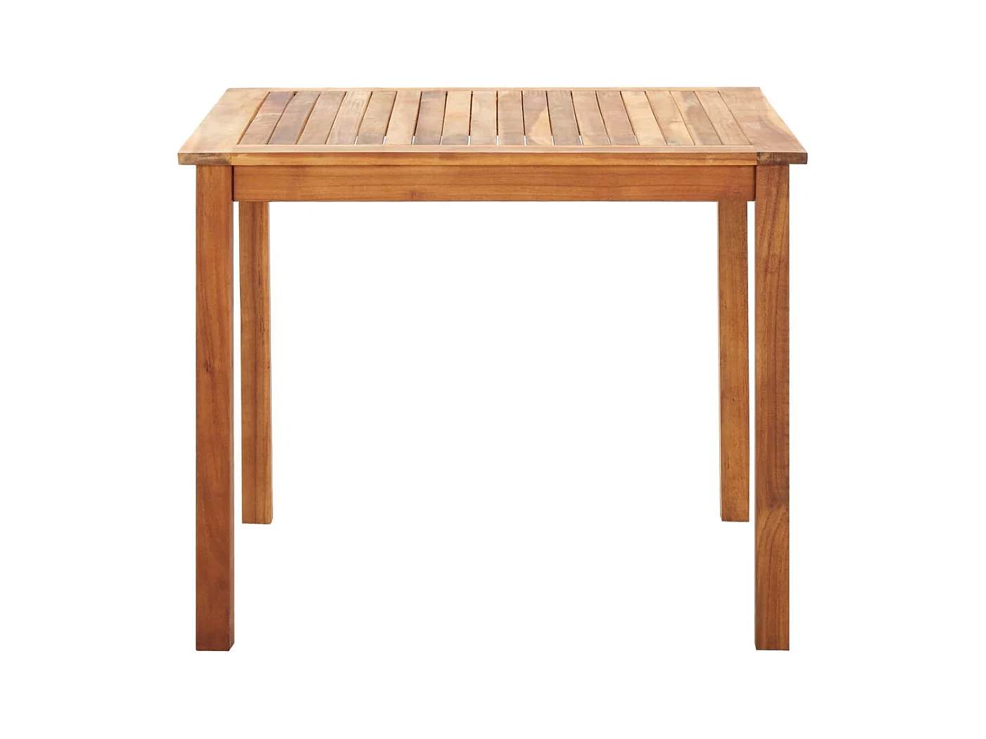 Mobilier à dîner 5 pièces Résine tressée et bois d'acacia Gris