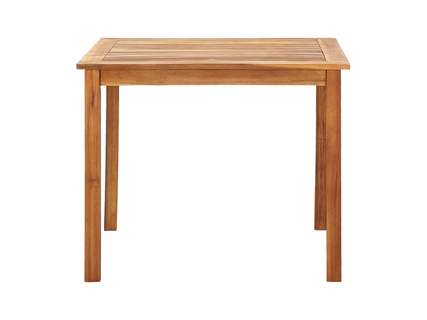 Mobilier à dîner 5 pièces Résine tressée et bois d'acacia Gris