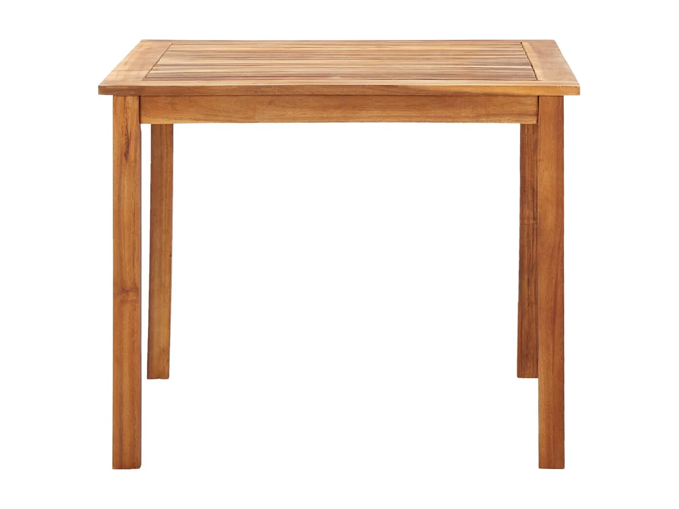 Mobilier à dîner 5 pièces Résine tressée et bois d'acacia Gris