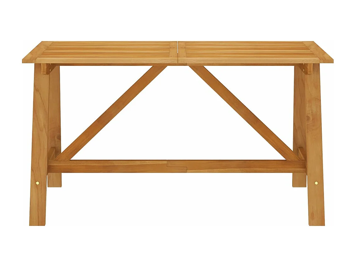 Mobilier de salle à manger de jardin 7 pièces Bois d'acacia solide
