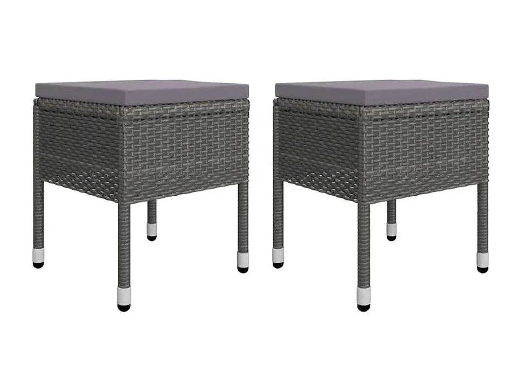 Juego de comedor de jardín de 5 piezas gris