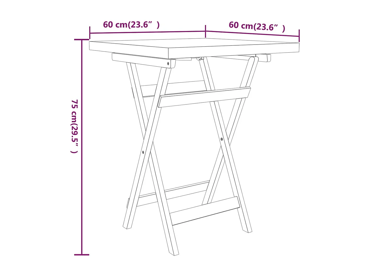 3 peças conjunto de jantar para jardim madeira de teca maciça