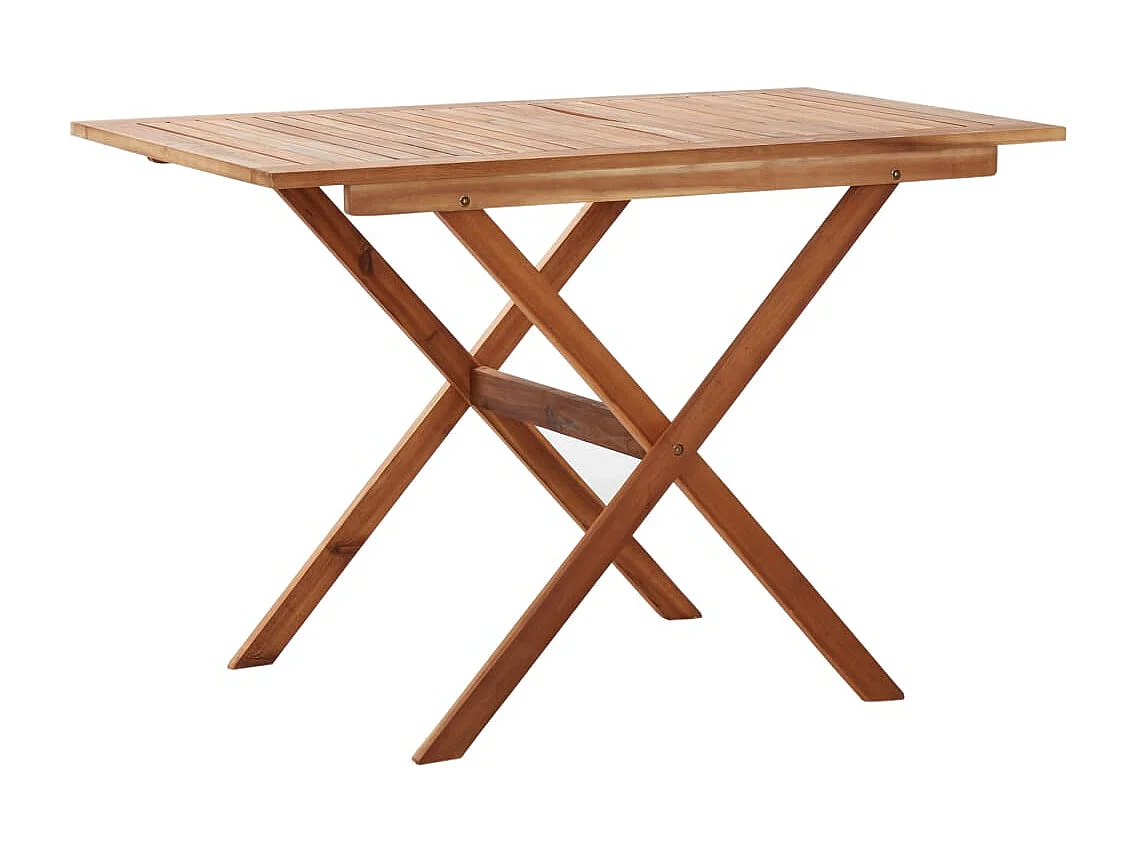 Meubles à dîner de jardin et coussins 3 pièces Marron