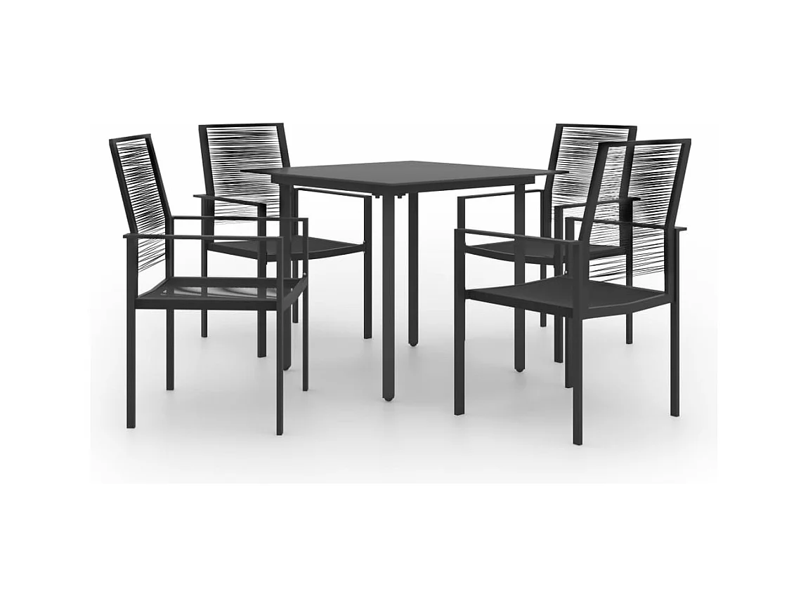 5 peças conjunto de jantar para jardim