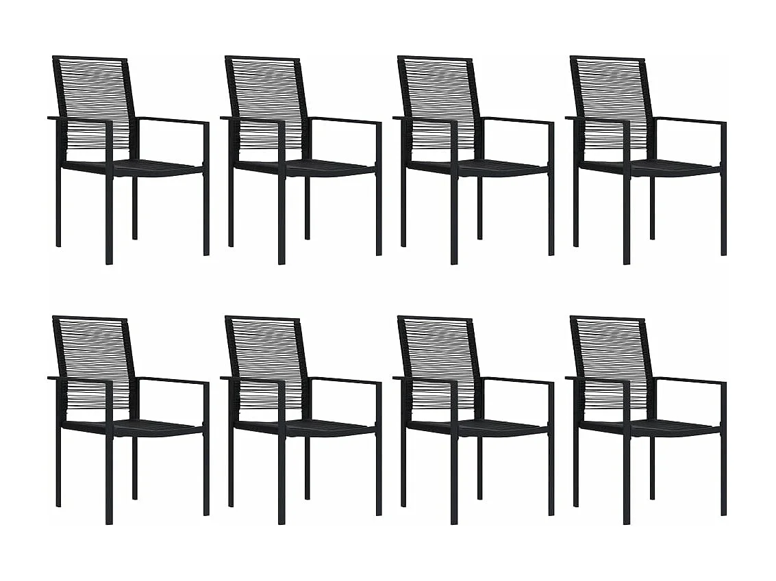 Juego de comedor para jardín 9 piezas