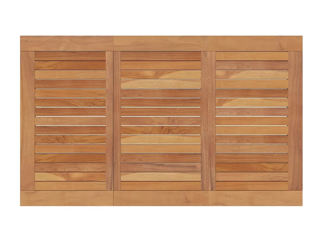 Ensemble à dîner de jardin 7 pièces Bois de teck solide