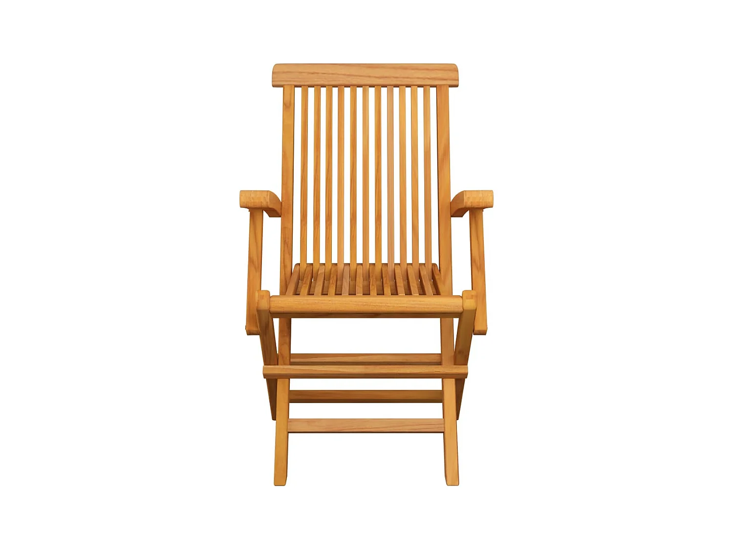 Mobilier à dîner d'extérieur pliable 5 pièces Bois solide de teck