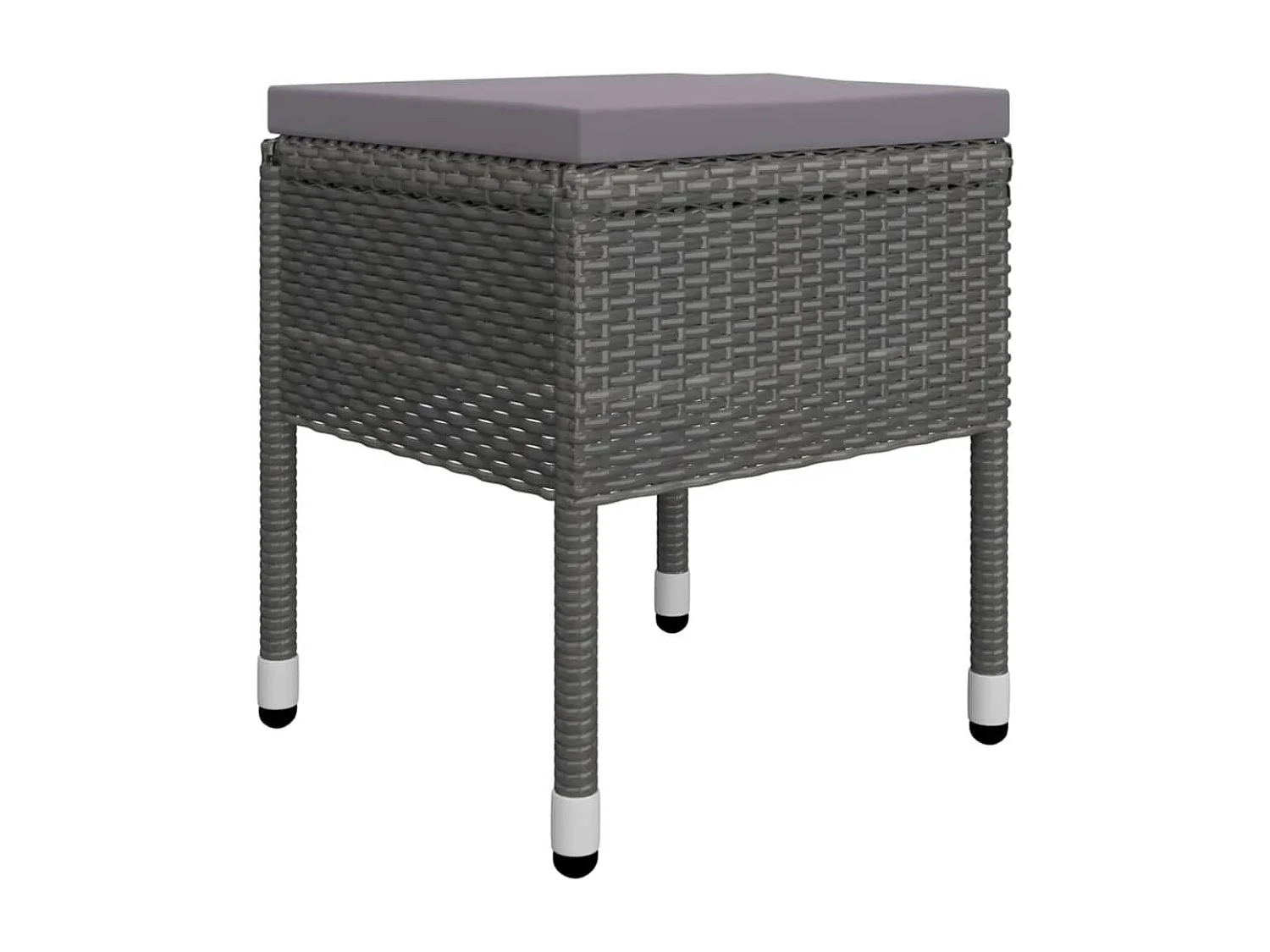 Ensemble de salle à manger de jardin 5 pièces Gris