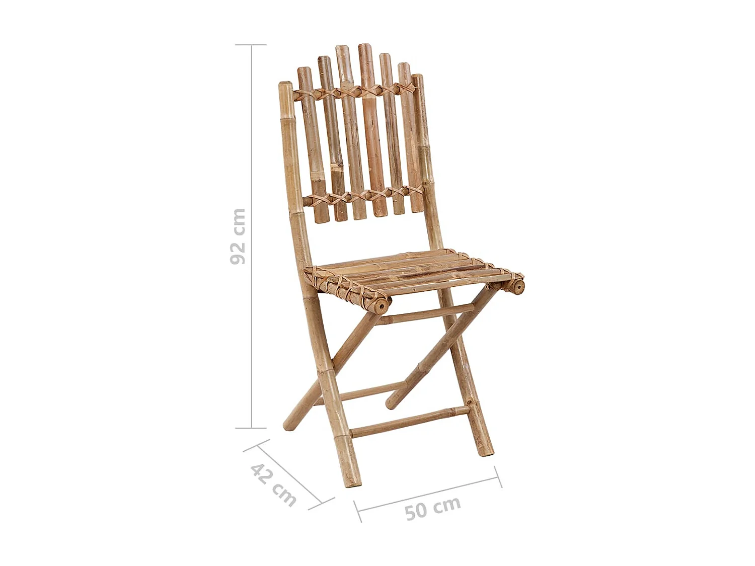 5 peças conj. de jantar dobrável c/ almofadões p/ exterior bambu