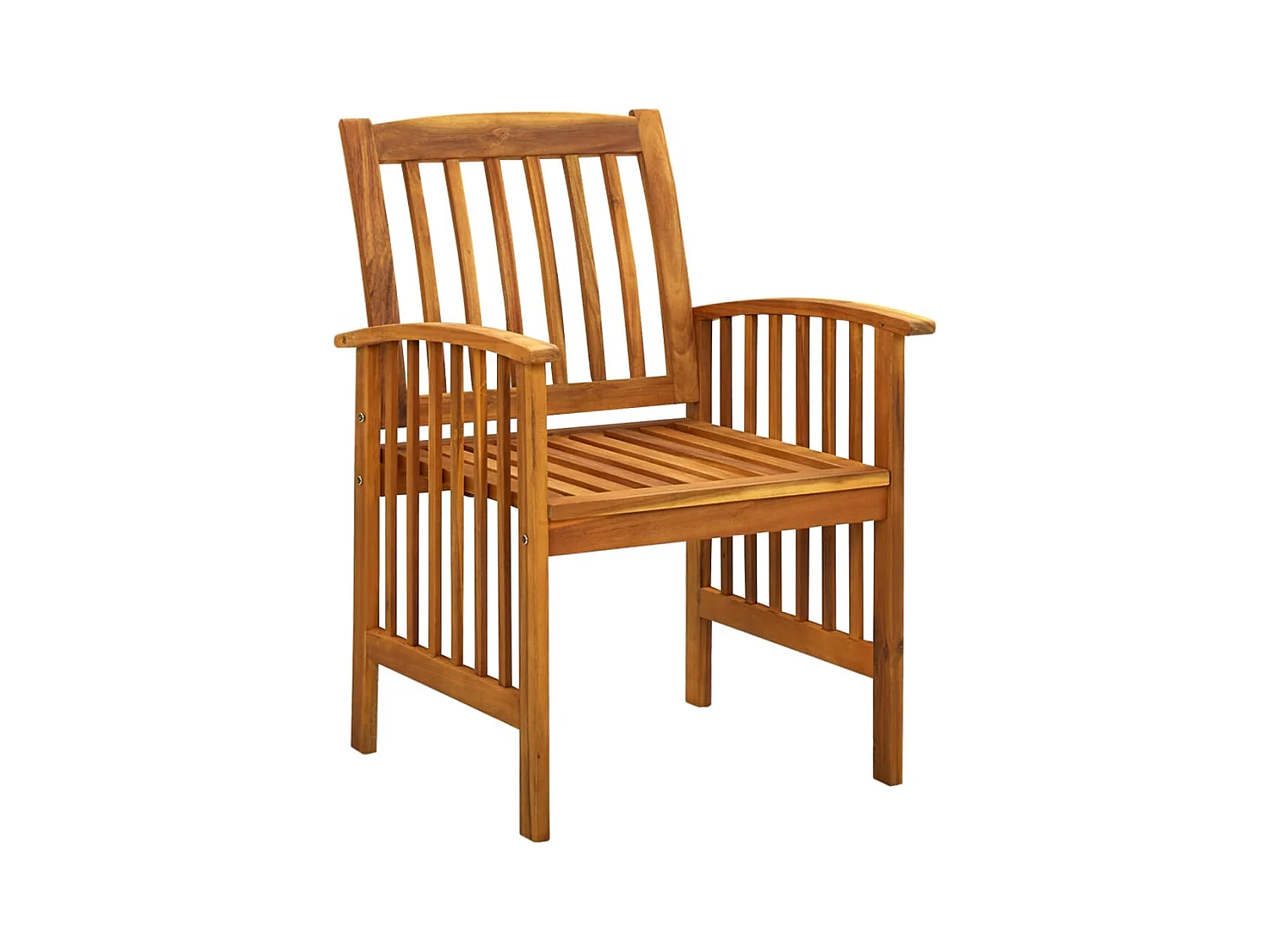Mobilier à dîner de jardin 7 pièces avec coussins Acacia solide
