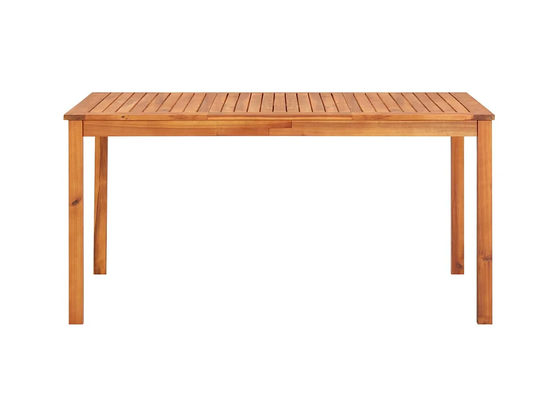 Mobilier à dîner de jardin 7 pièces avec coussins Acacia solide