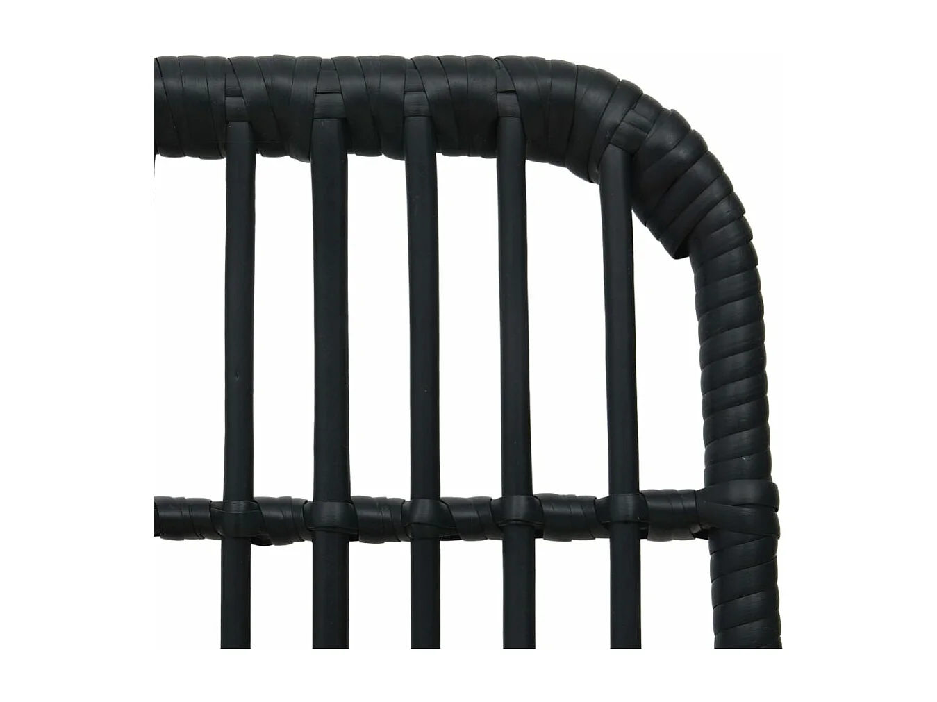 7-delige Tuinset poly rattan en glas