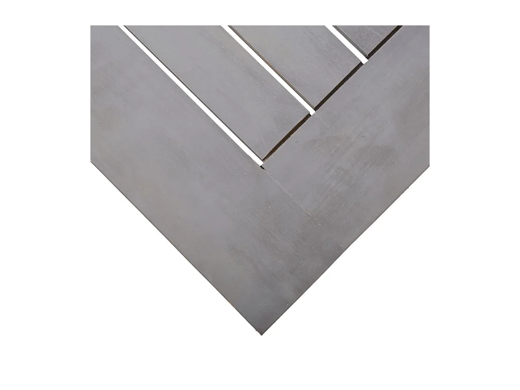Mobilier à dîner d'extérieur 5 pièces Gris Bois d'acacia solide