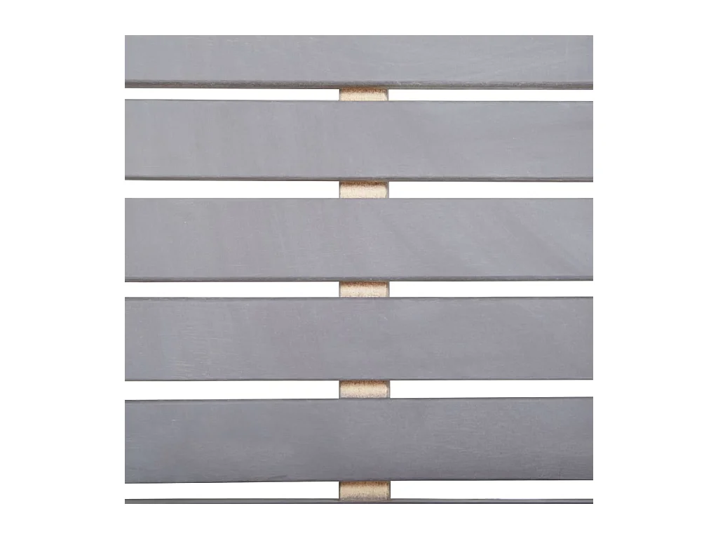 Mobilier à dîner d'extérieur 5 pièces Gris Bois d'acacia solide