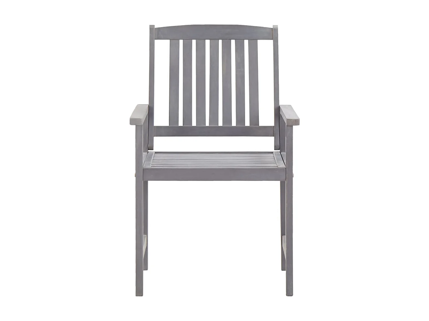 Mobilier à dîner d'extérieur 5 pièces Gris Bois d'acacia solide