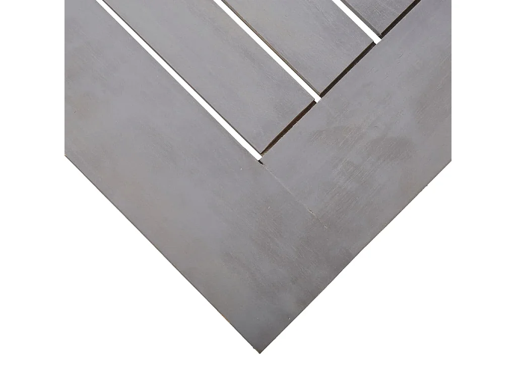 Mobilier à dîner d'extérieur 5 pièces Gris Bois d'acacia solide