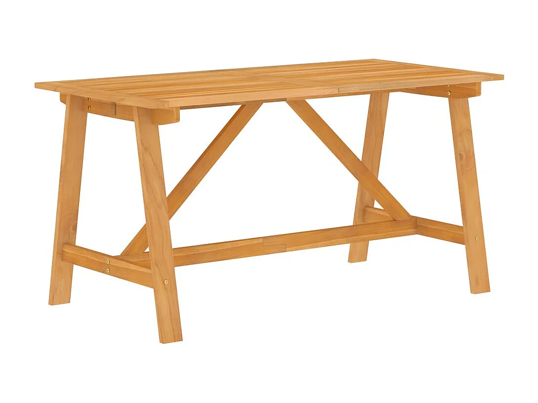 Ensemble de salle à manger de jardin 7 pièces Bois d'acacia solide