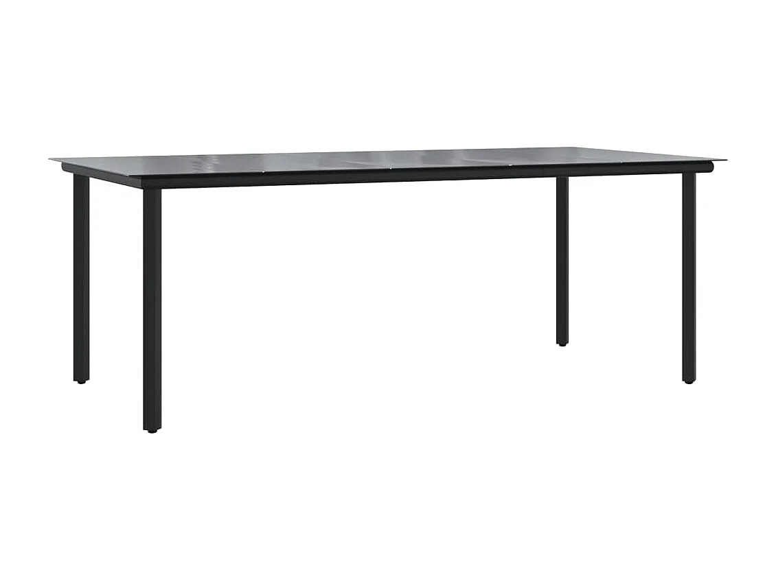 9 peças conjunto de jantar p/ jardim c/ almofadões vime PE preto