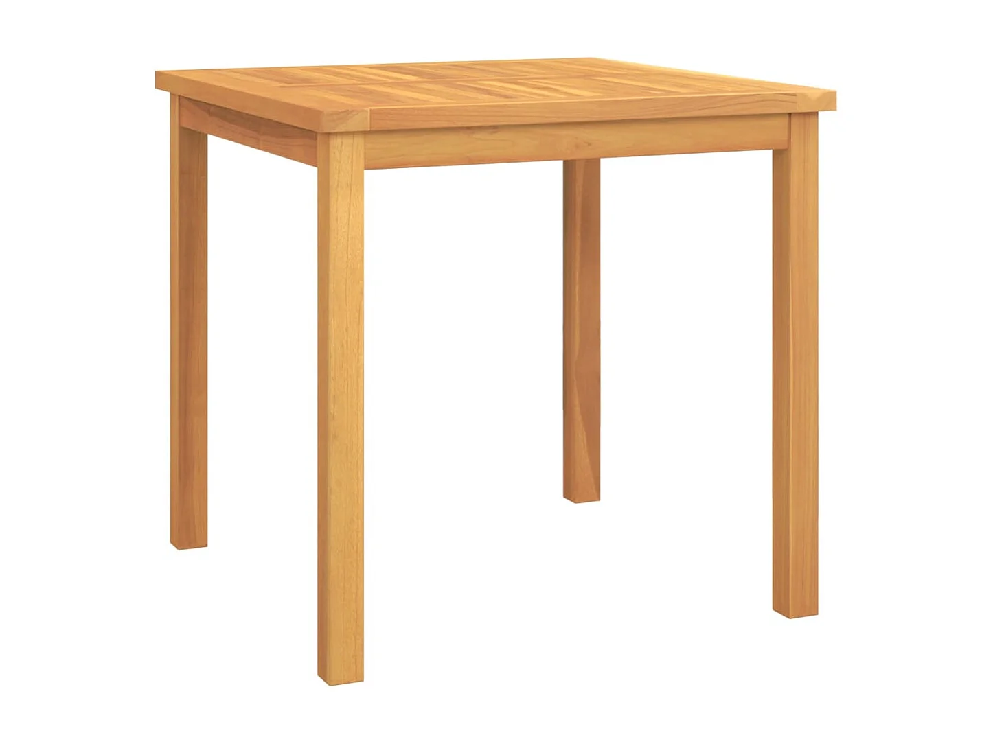 3 peças conjunto de jantar para jardim madeira de teca maciça