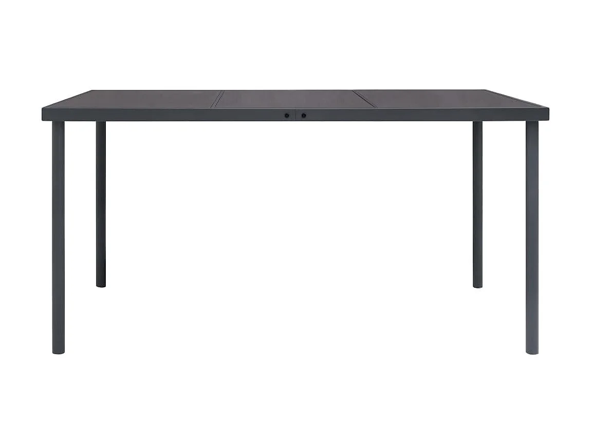 9 peças conjunto de jantar para exterior aço