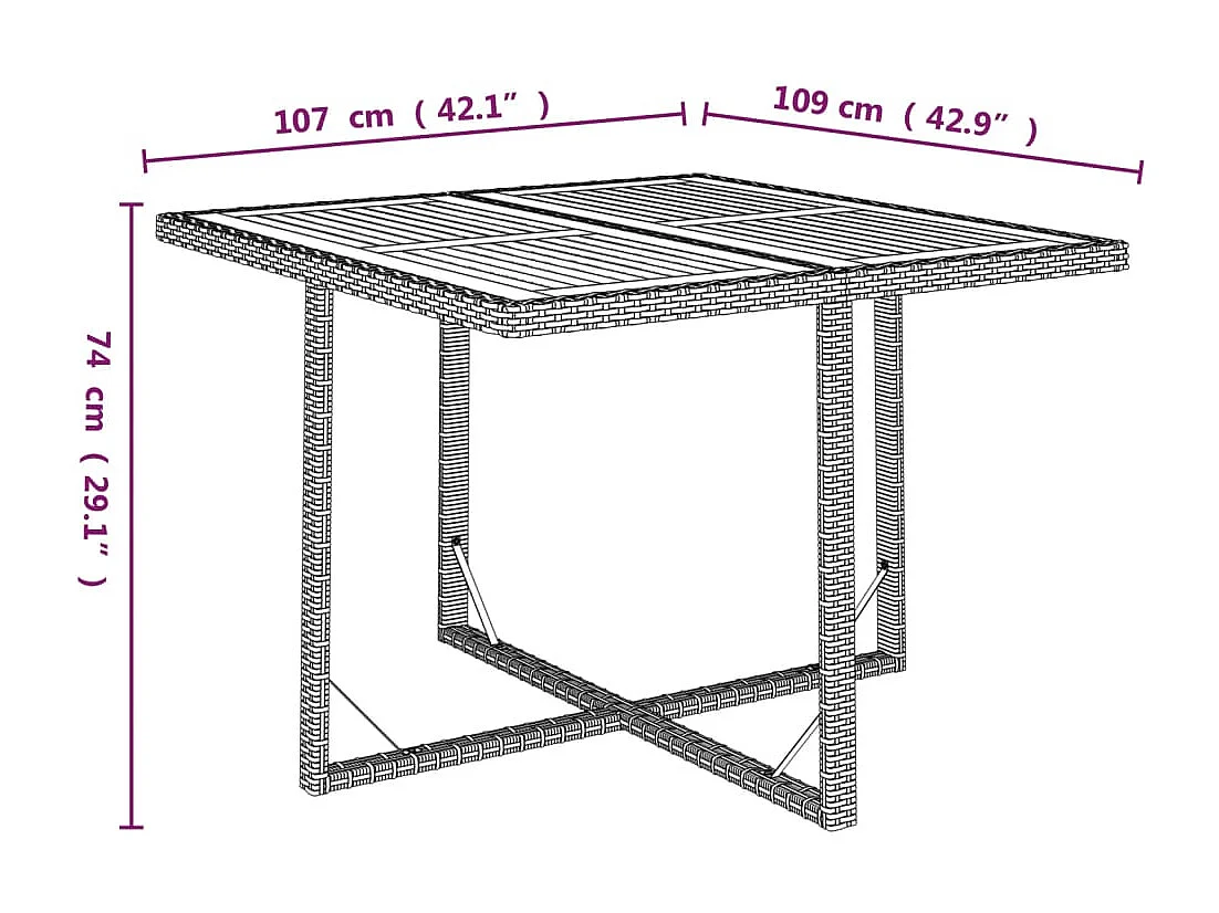 Mobilier à dîner de jardin et coussins 5 pièces Résine tressée Noir