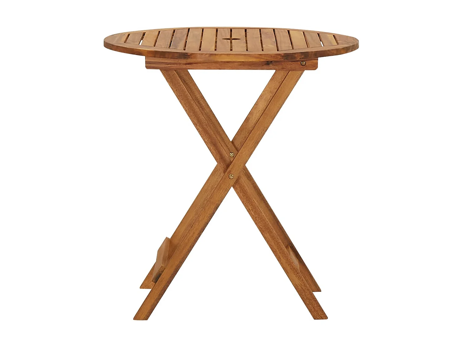 Mobilier à dîner de jardin pliable 3 pièces Bois d'acacia solide
