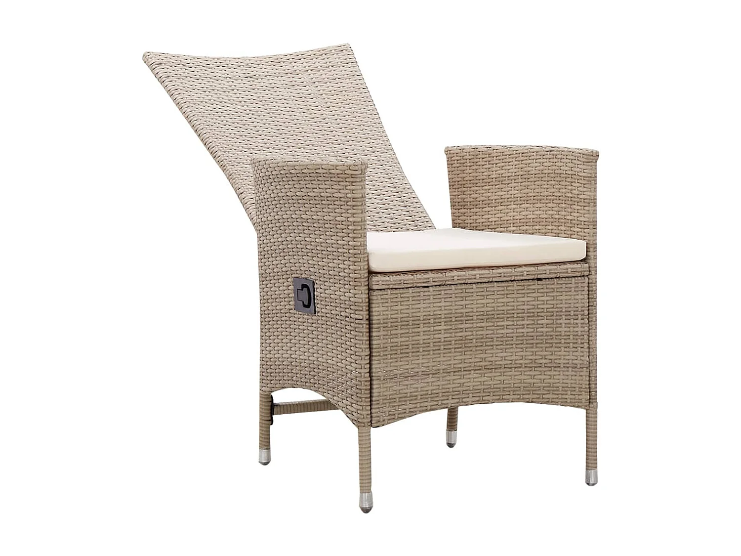 Ensemble de salle à manger de jardin 5 pièces Beige