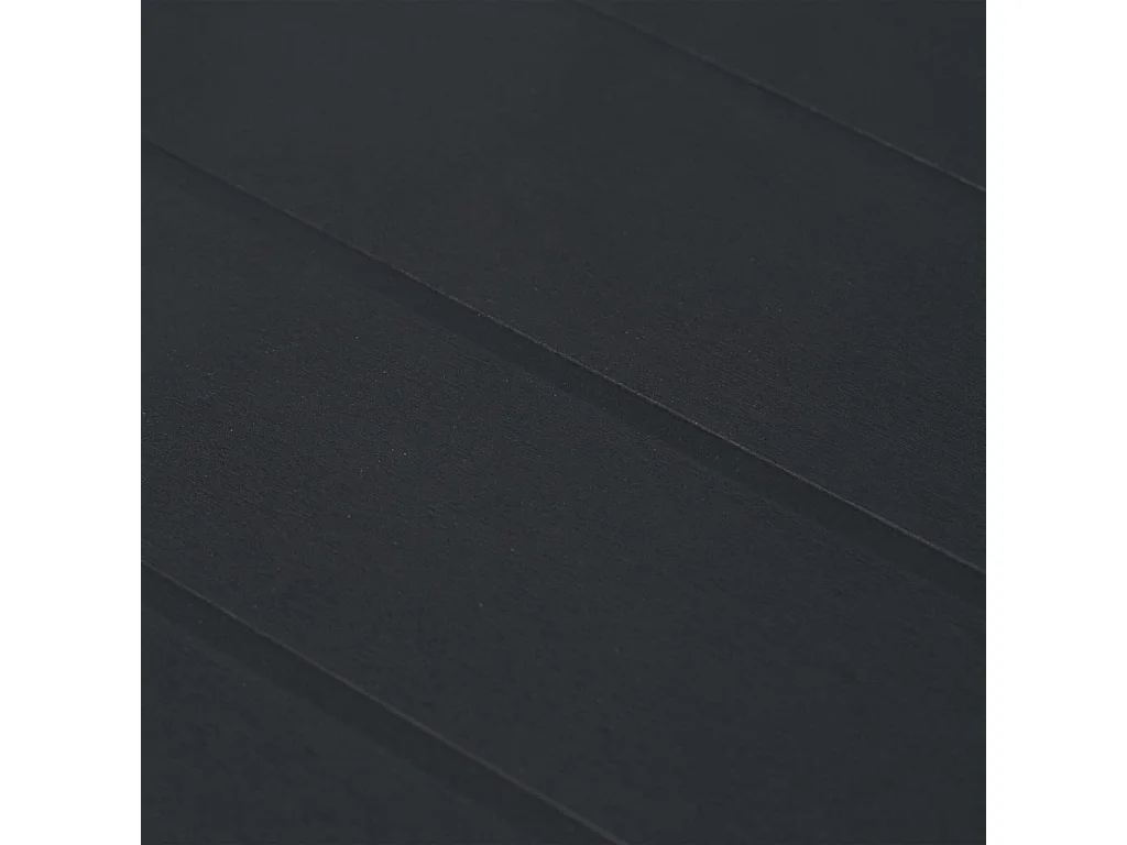 Ensemble à dîner 9 pièces Plastique Anthracite Aspect de rotin