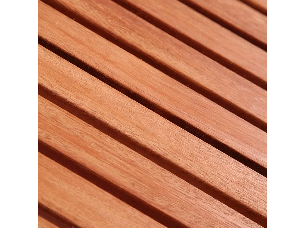 Comedor de jardín para niños 4 piezas madera maciza de eucalipto