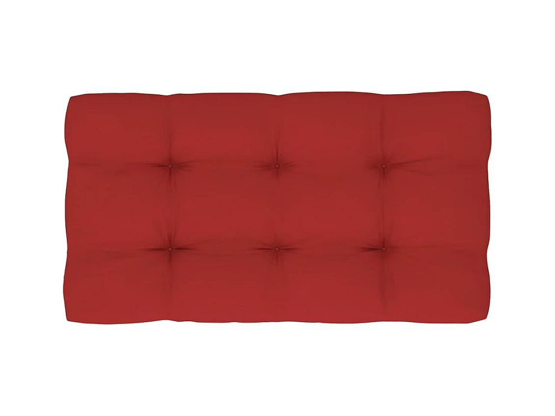 Sofá de paletes 2 lugares com almofadões pinho impregnado preto