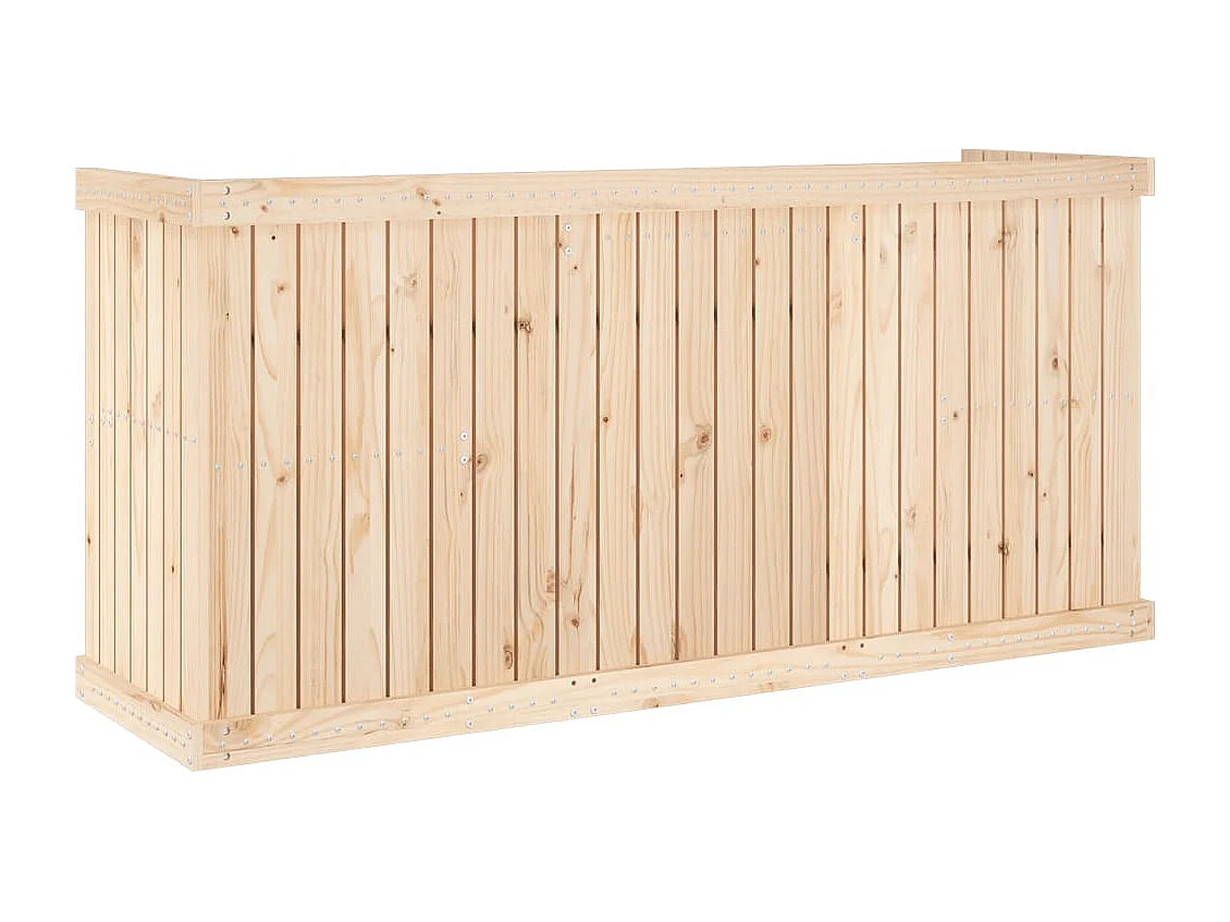 Conjunto de varanda 2 lugares madeira de pinho maciça