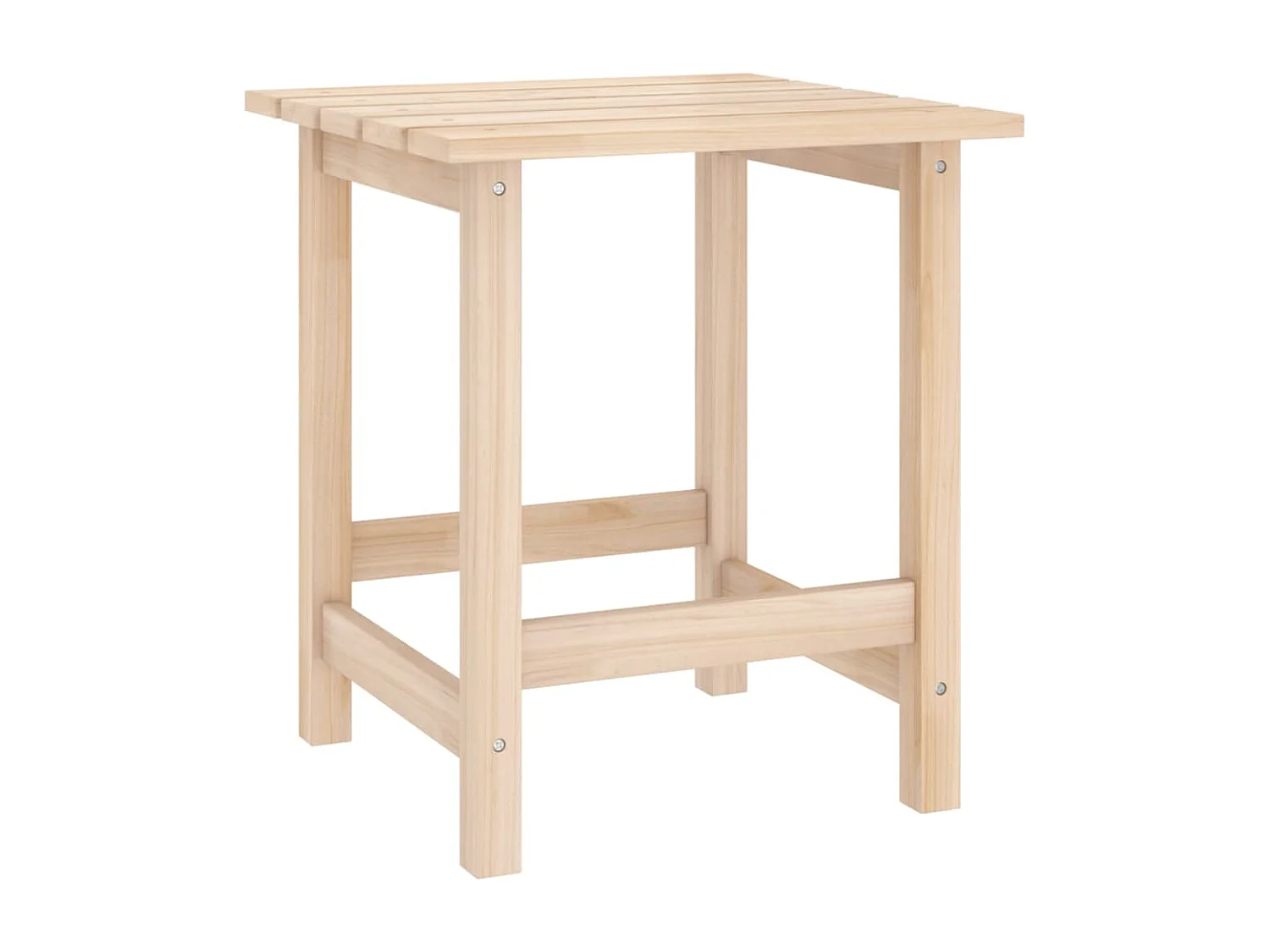 Chaise de jardin Adirondack avec table Bois de sapin massif