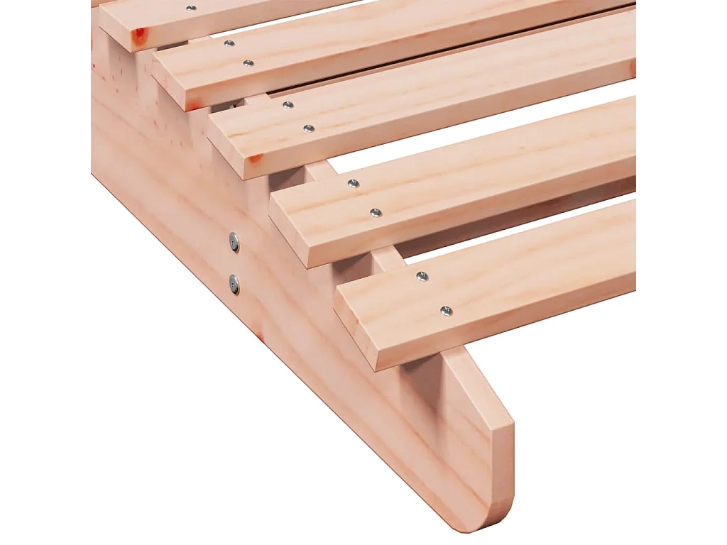 Lettino Prendisole 205x60x31,5 cm in Legno Massello di Douglas