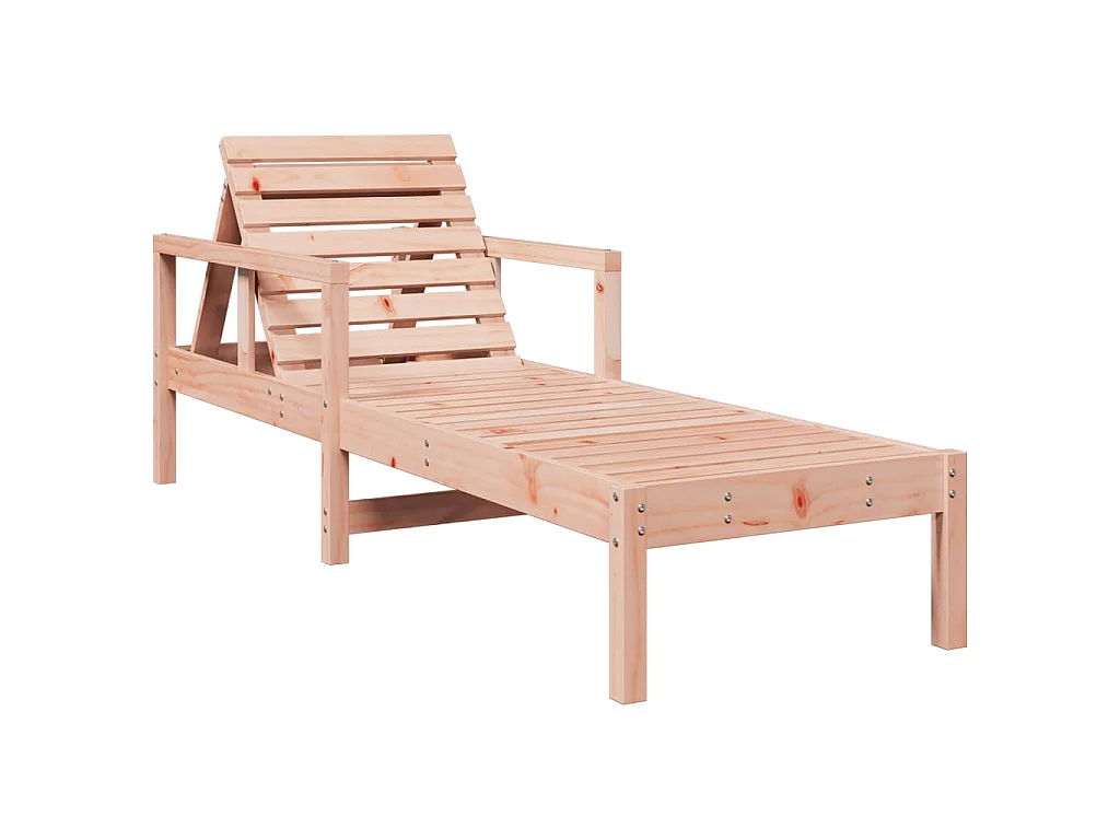 Chaise longue 199,5x62x55 cm bois massif de douglas