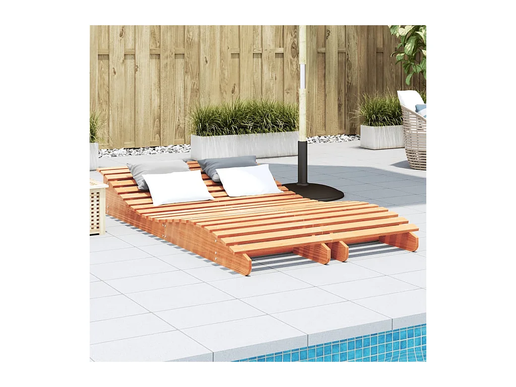 Espreguiçadeiras 2 pcs 205x60x31,5 cm pinho maciço castanho-mel