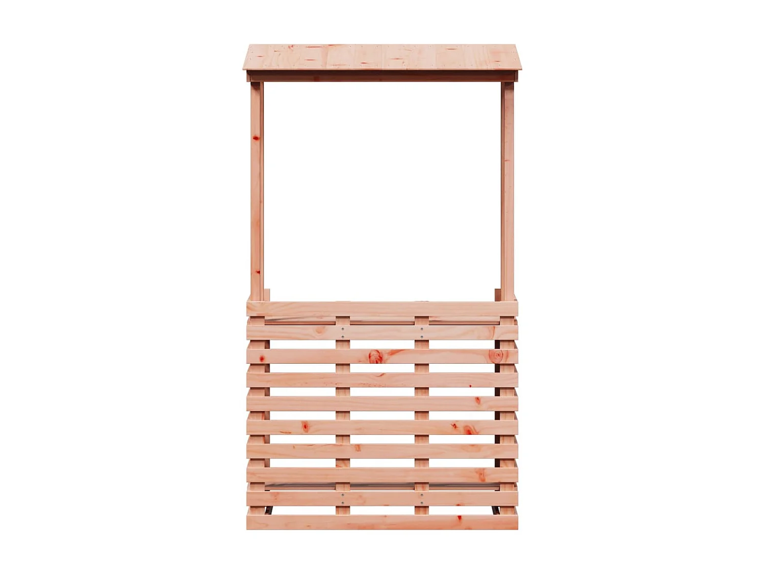 Gartenbar mit Dach 112,5x57x195,5 cm Massivholz Kiefer