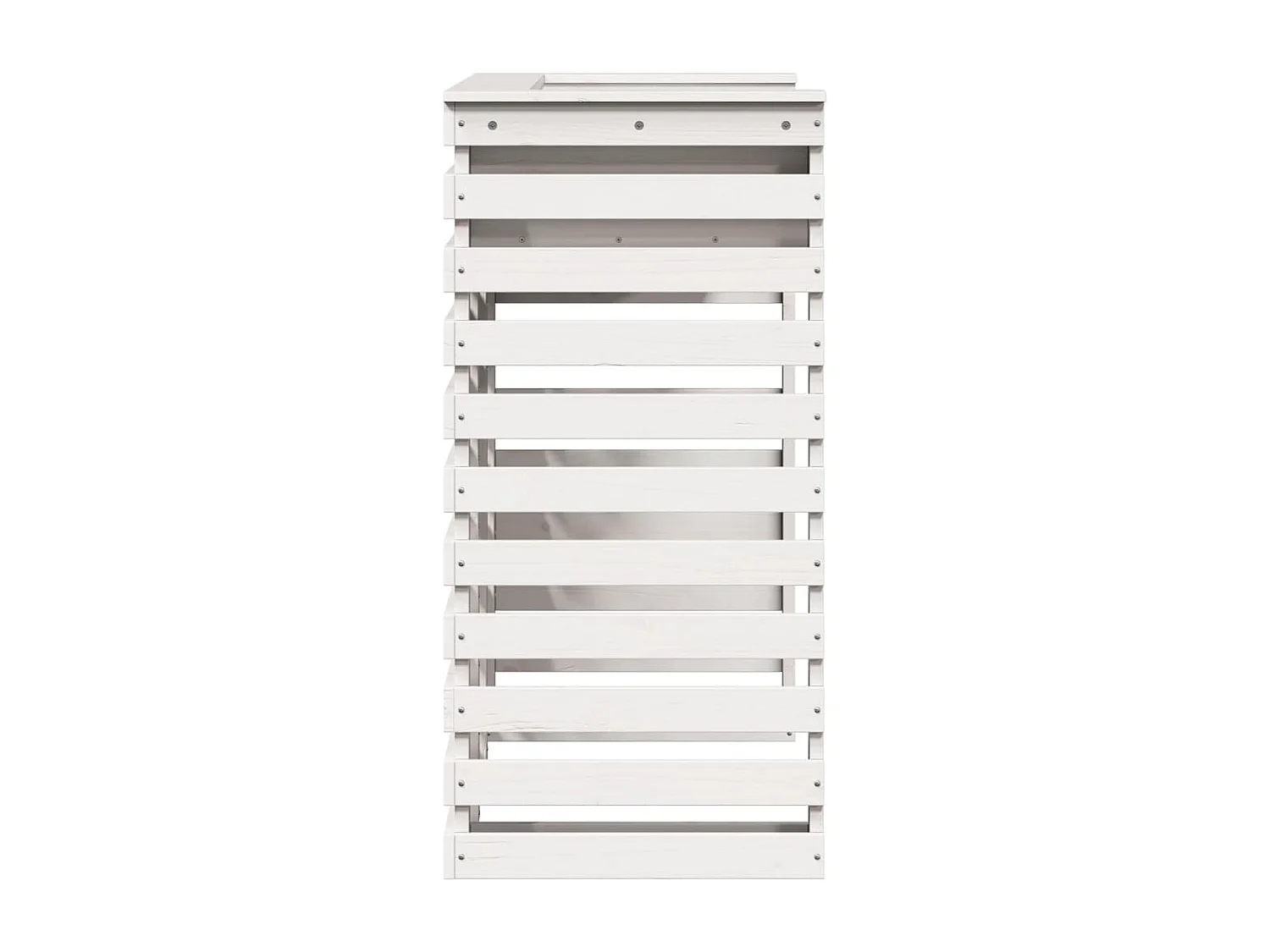 Mesa de bar p/ exterior 113,5x50x103 cm pinho maciço branco