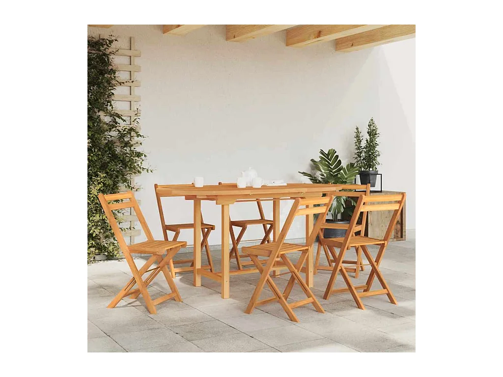 Table extensible de jardin 110-160x80x75 cm bois de teck solide