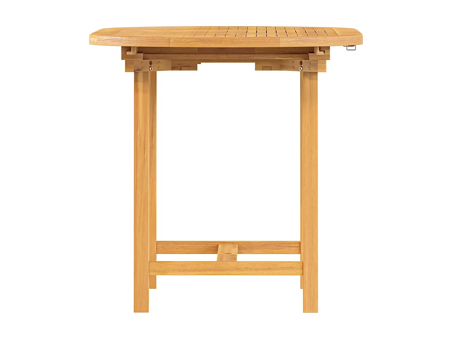 Table extensible de jardin 110-160x80x75 cm bois de teck solide