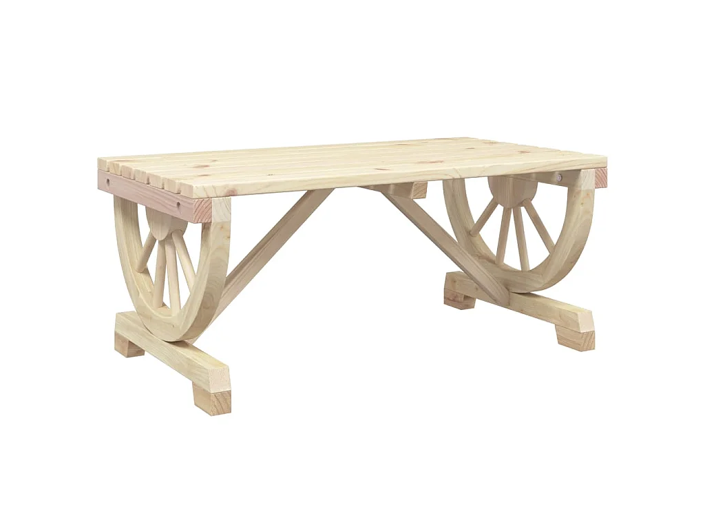 Tuintafel 90x50x40 cm massief vurenhout