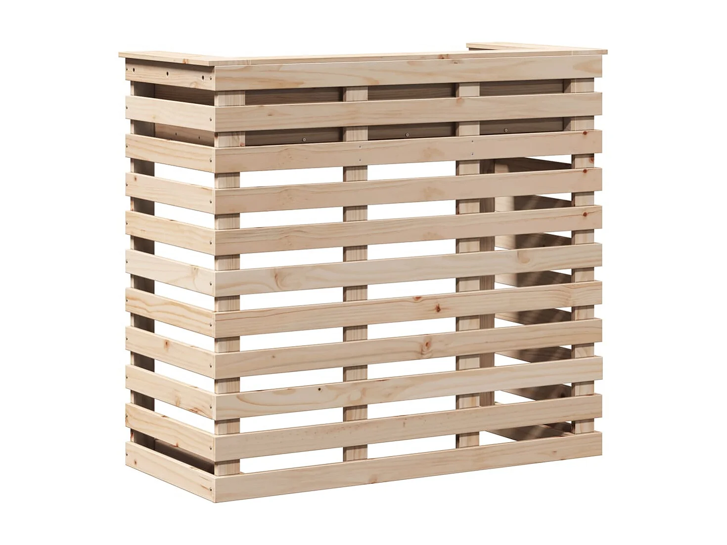 Tuinbartafel 113,5x50x103 cm massief grenenhout