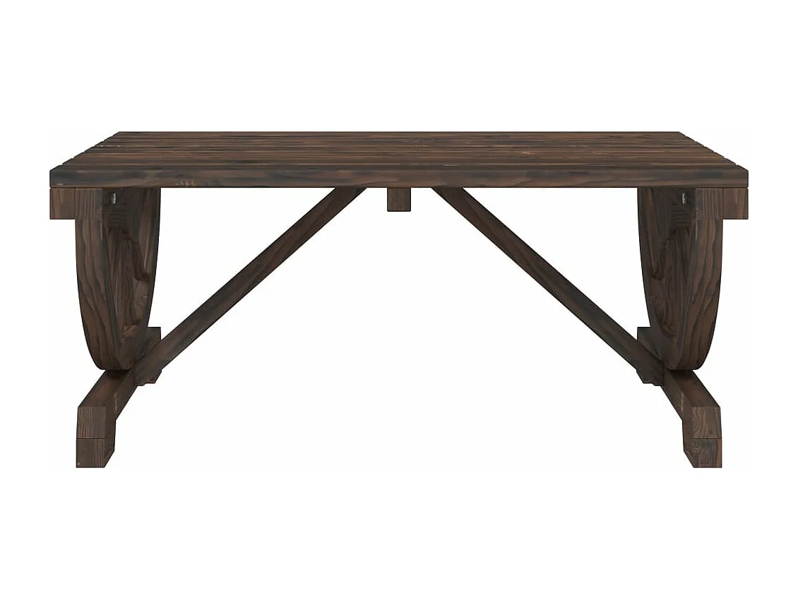 Table basse de jardin 90x50x40 cm bois de sapin massif