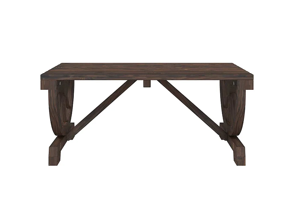 Table basse de jardin 90x50x40 cm bois de sapin massif