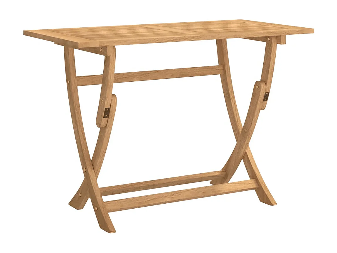 Table pliable de jardin 110x55x75 cm bois d'acacia solide