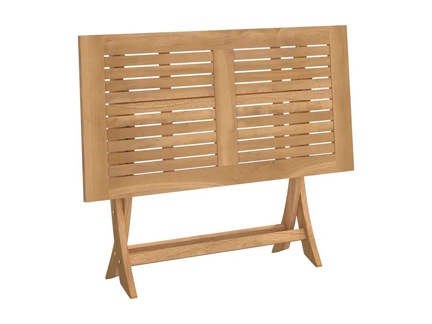 Table pliable de jardin 110x55x75 cm bois d'acacia solide