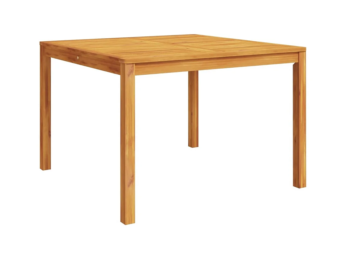 Tuintafel 110x110x75 cm massief acaciahout